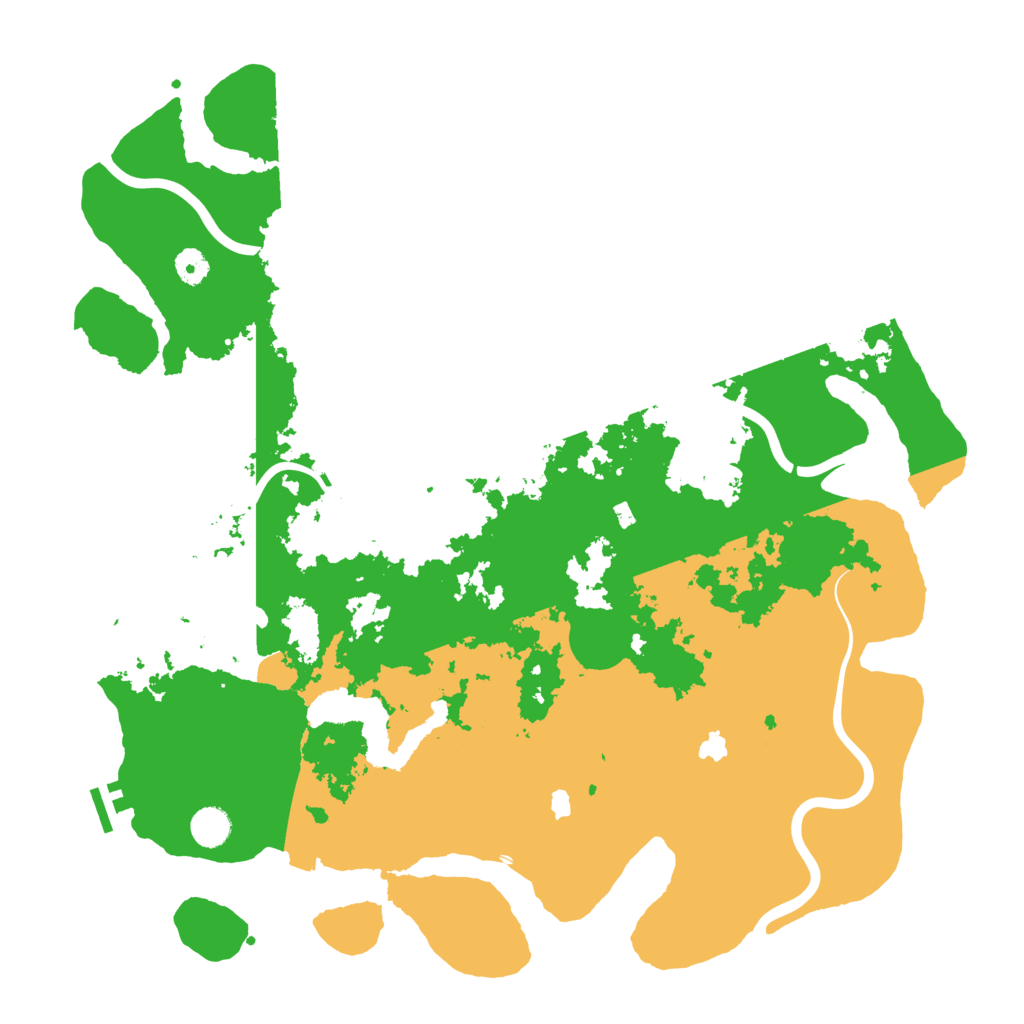 Biome Rust Map: Procedural Map, Size: 4500, Seed: 131983589