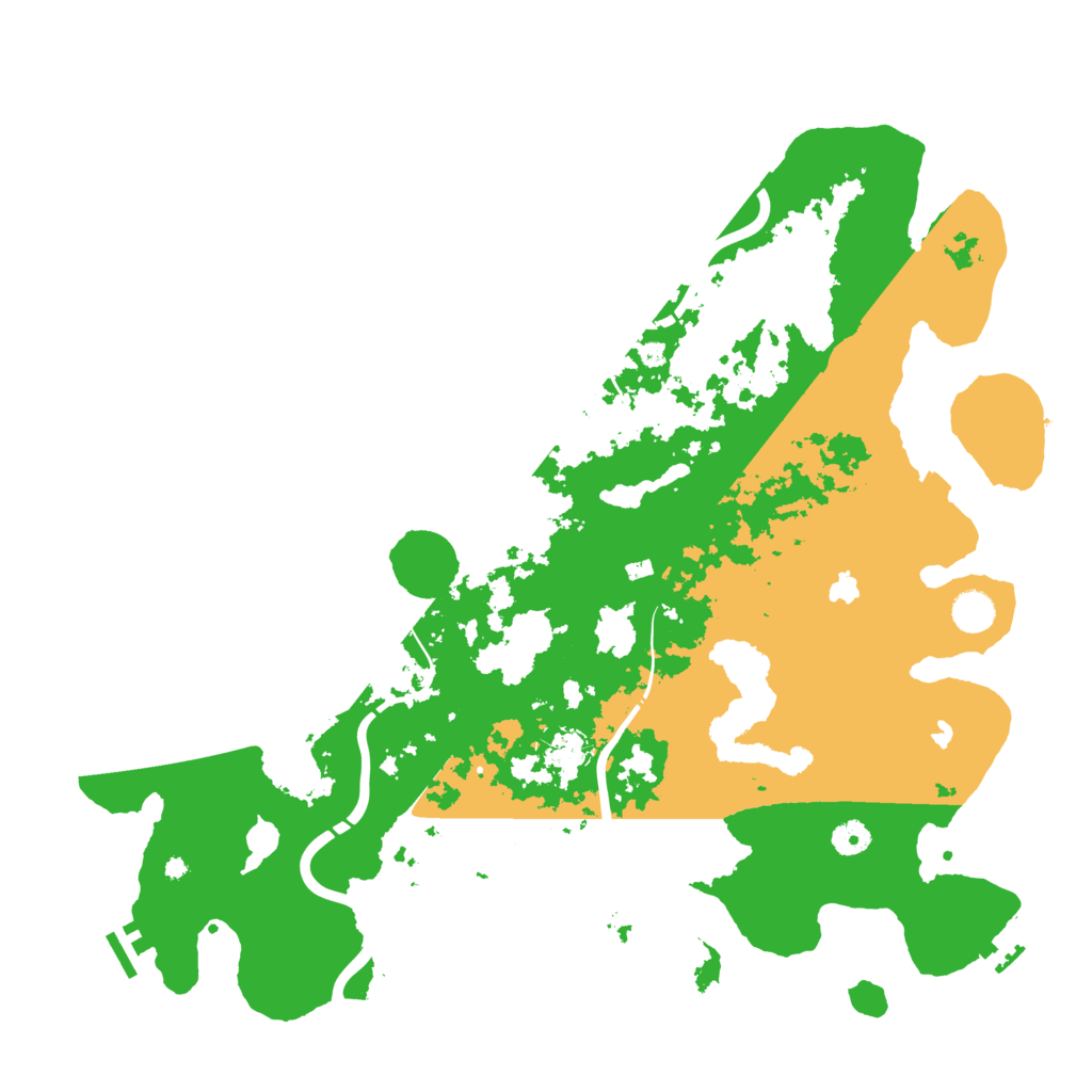Biome Rust Map: Procedural Map, Size: 4500, Seed: 287188423