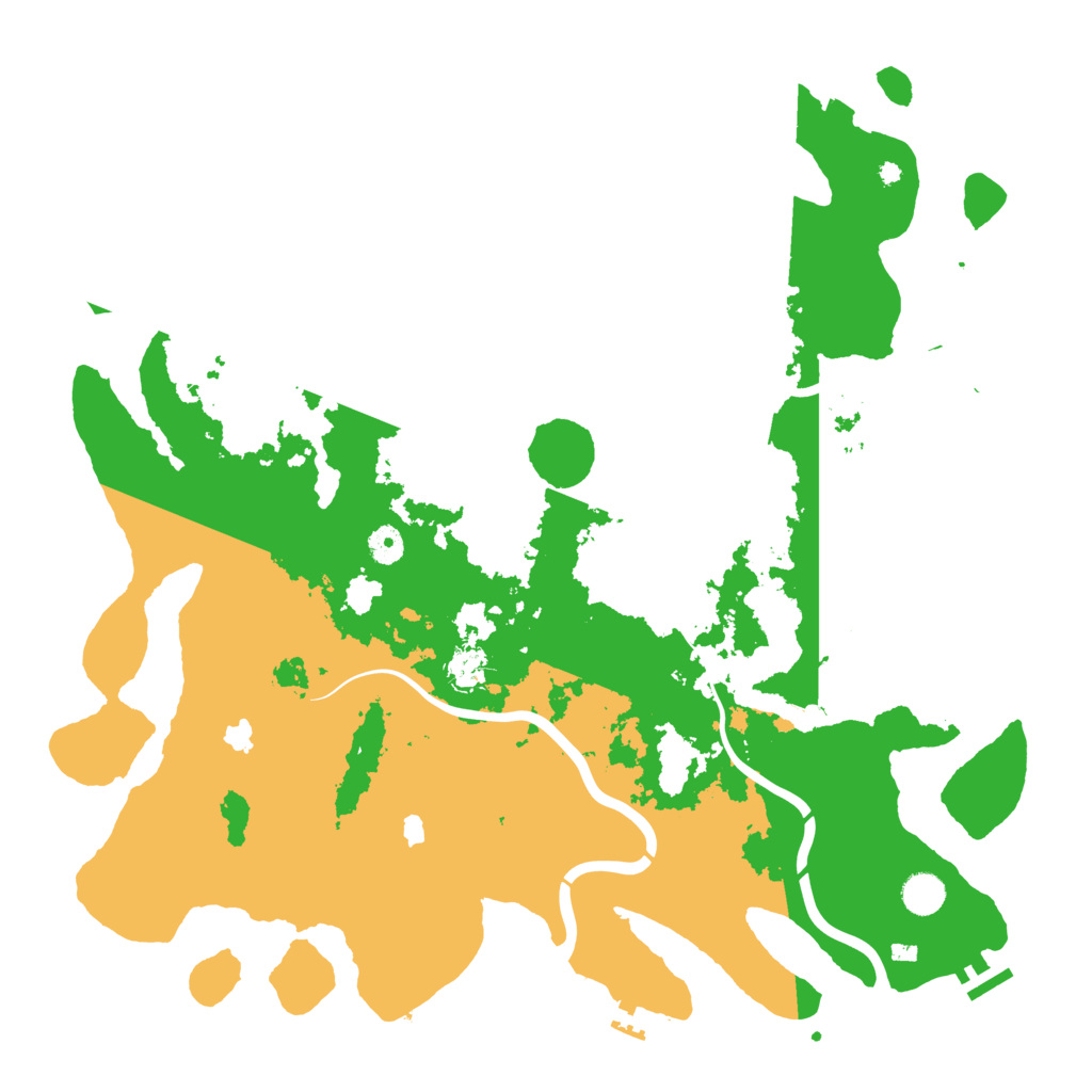 Biome Rust Map: Procedural Map, Size: 4500, Seed: 934732974
