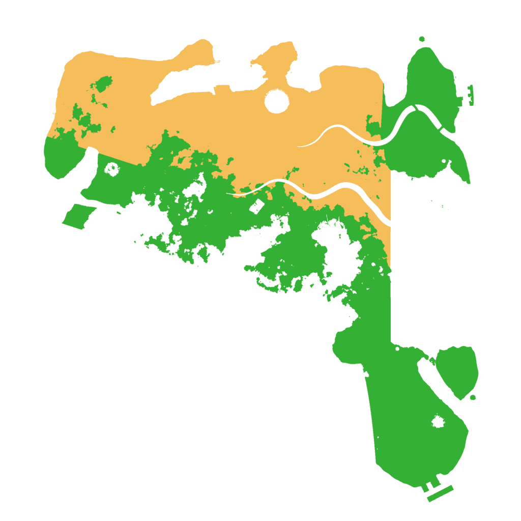 Biome Rust Map: Procedural Map, Size: 3800, Seed: 1918589501