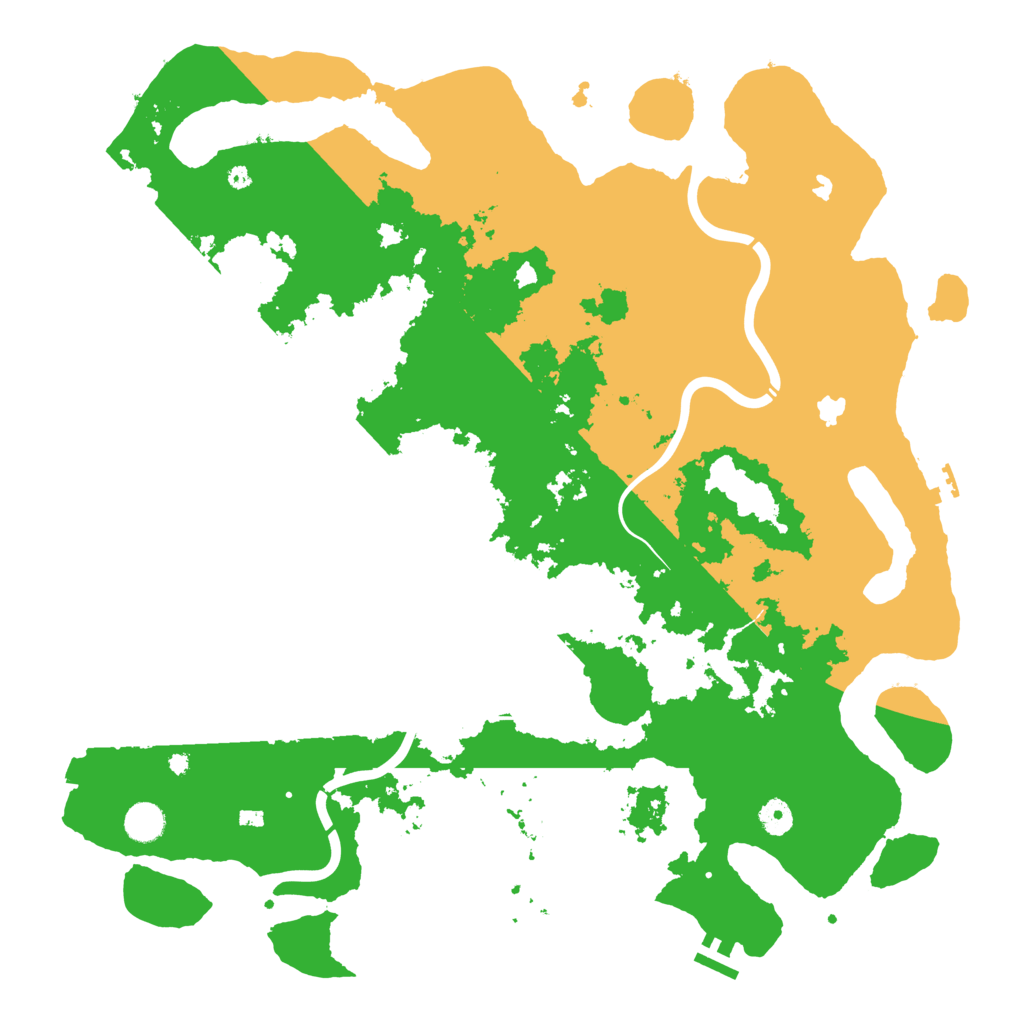 Biome Rust Map: Procedural Map, Size: 4500, Seed: 35758976