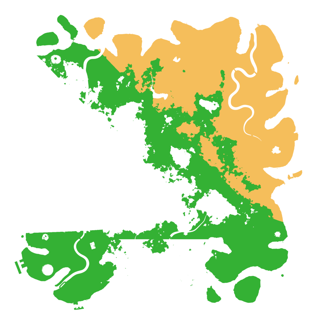 Biome Rust Map: Procedural Map, Size: 5000, Seed: 1721064266