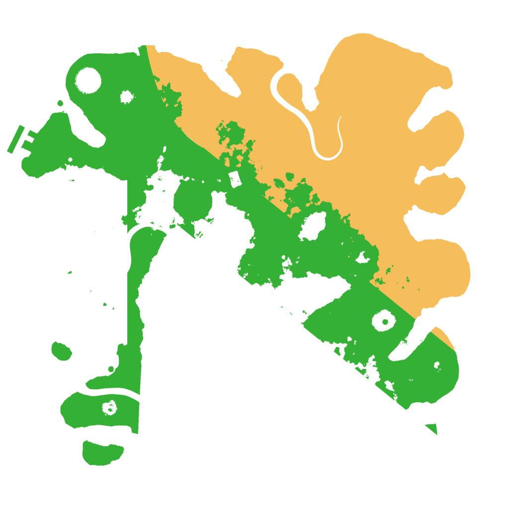 Biome Rust Map: Procedural Map, Size: 3500, Seed: 1455317536