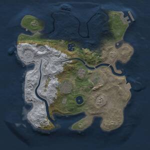 Thumbnail Rust Map: Procedural Map, Size: 2850, Seed: 27995, 10 Monuments