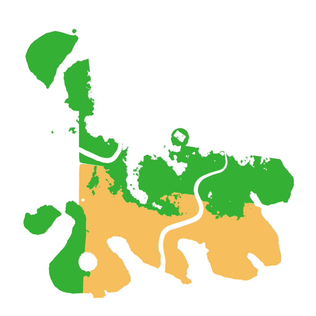 Biome Rust Map: Procedural Map, Size: 3000, Seed: 221134175