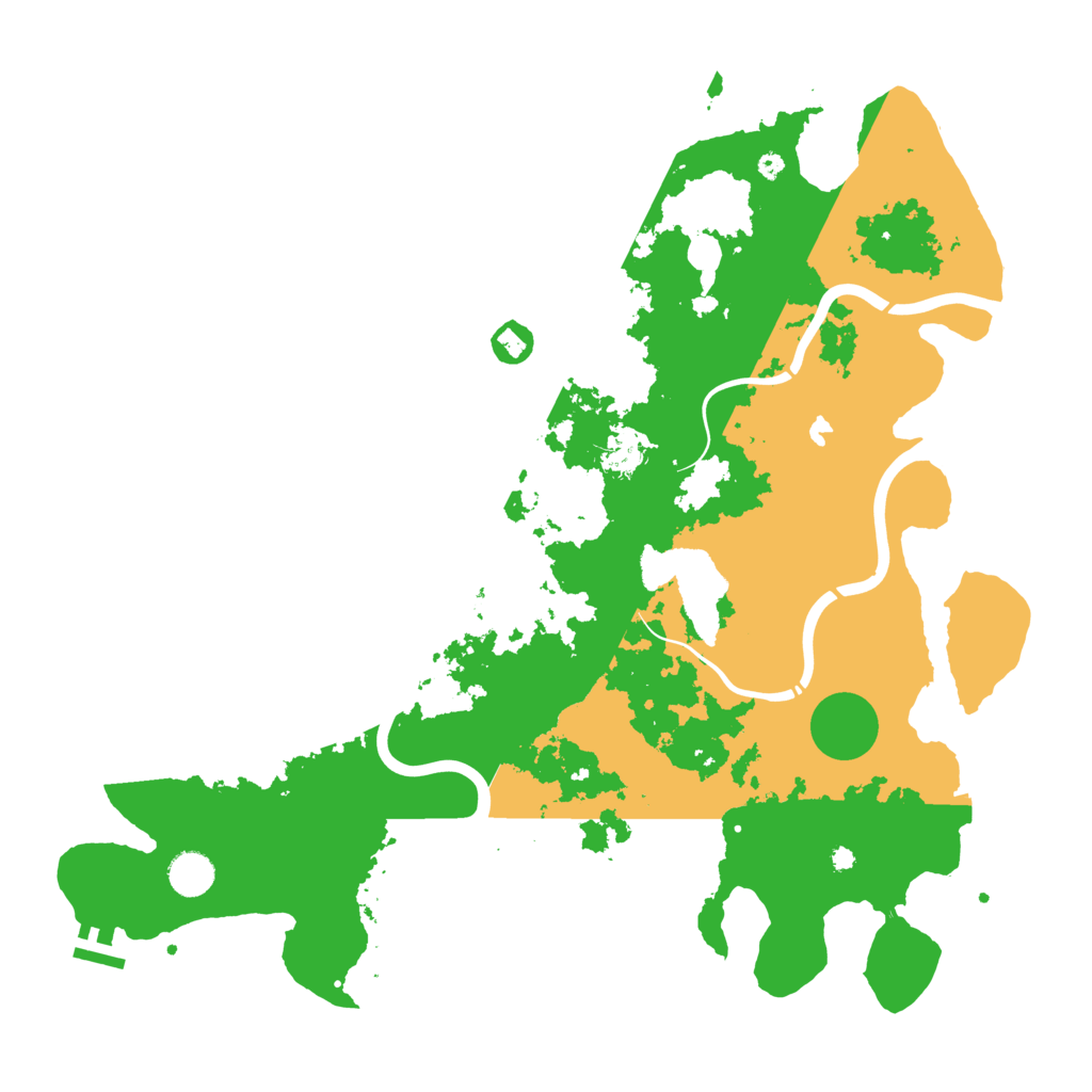 Biome Rust Map: Procedural Map, Size: 4250, Seed: 373727638