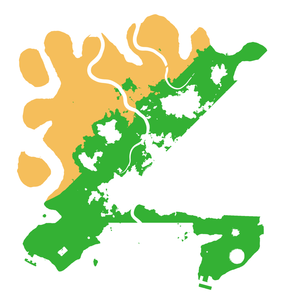 Biome Rust Map: Procedural Map, Size: 3500, Seed: 789456248