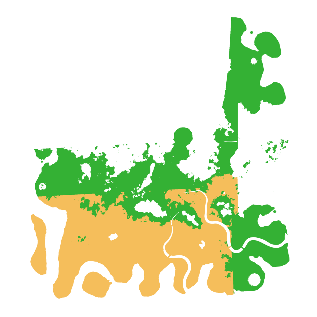 Biome Rust Map: Procedural Map, Size: 4500, Seed: 1583897185