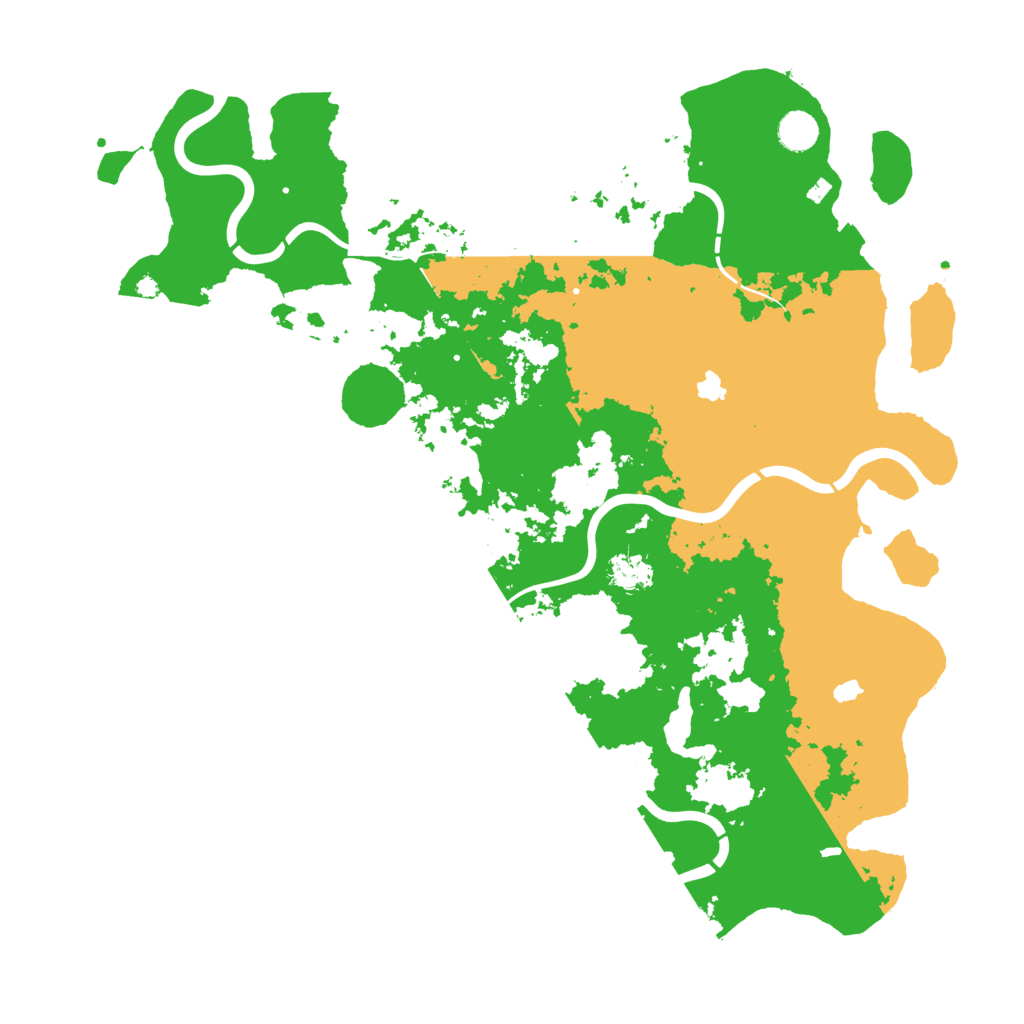 Biome Rust Map: Procedural Map, Size: 4500, Seed: 491116343