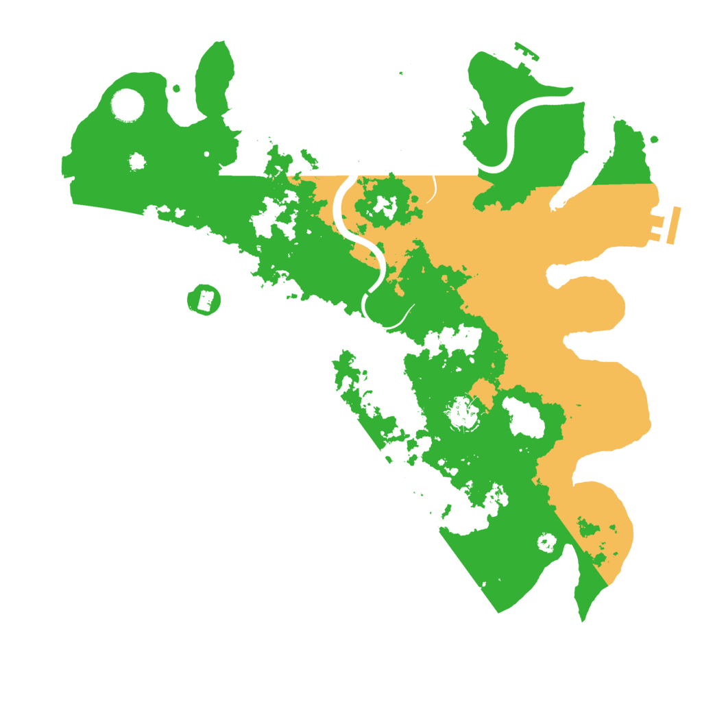 Biome Rust Map: Procedural Map, Size: 3750, Seed: 858397