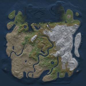 Thumbnail Rust Map: Procedural Map, Size: 4250, Seed: 1649076092, 15 Monuments