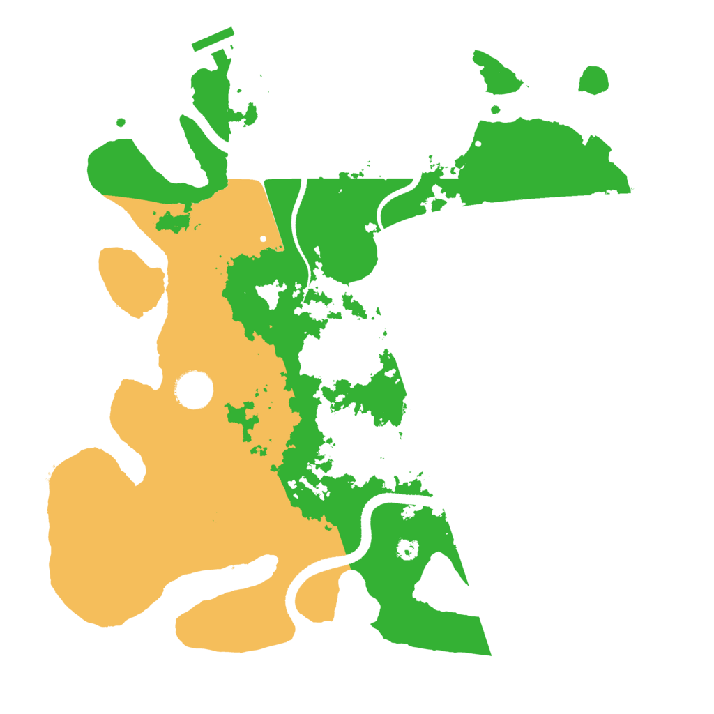 Biome Rust Map: Procedural Map, Size: 3300, Seed: 641490696