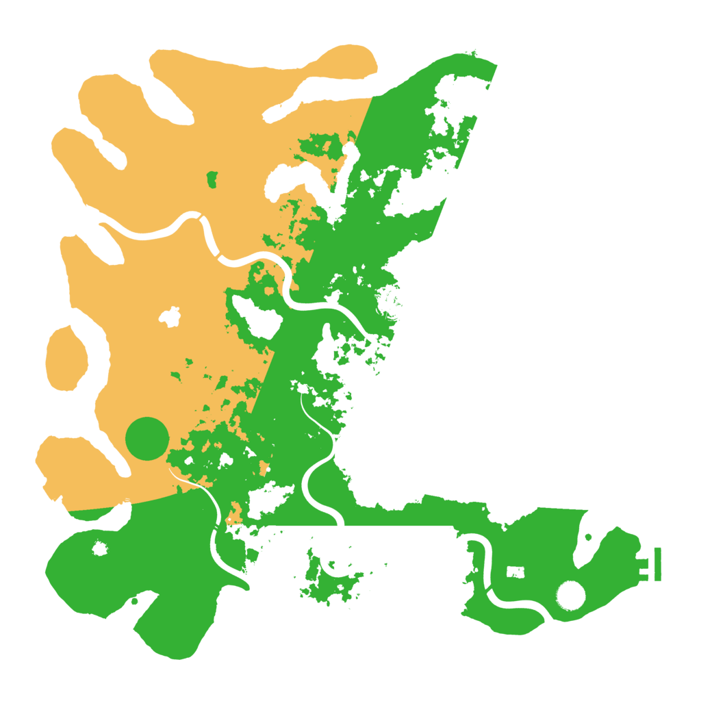 Biome Rust Map: Procedural Map, Size: 4250, Seed: 804377058