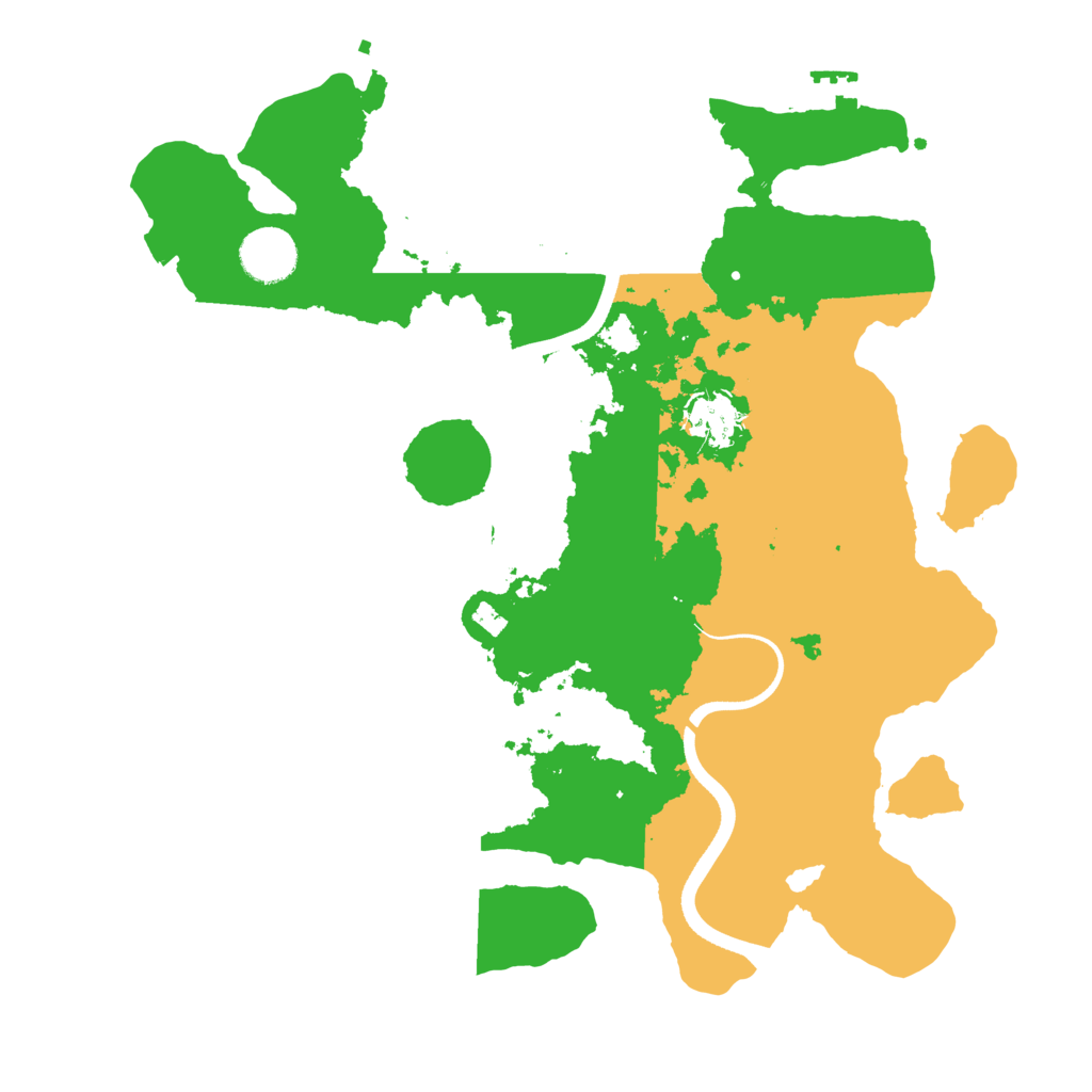 Biome Rust Map: Procedural Map, Size: 3500, Seed: 2140764093