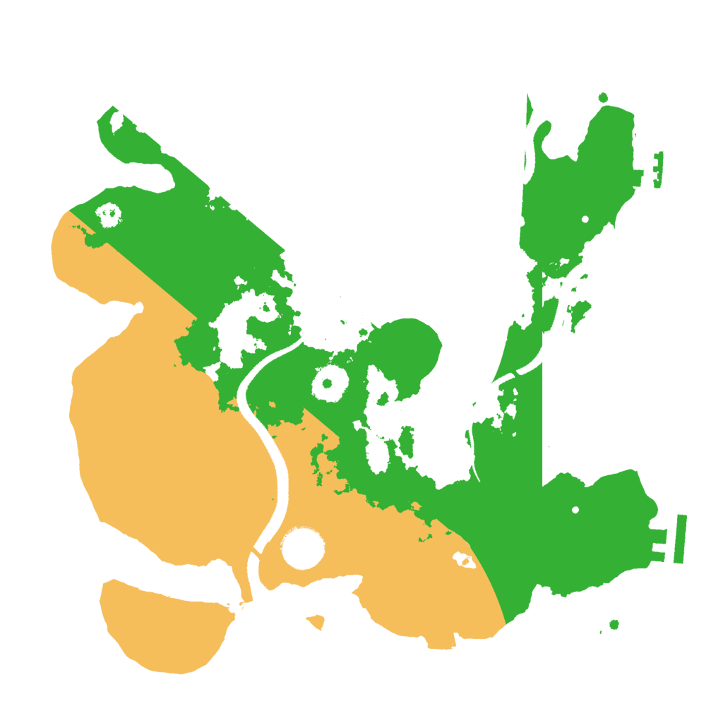 Biome Rust Map: Procedural Map, Size: 3000, Seed: 27224264
