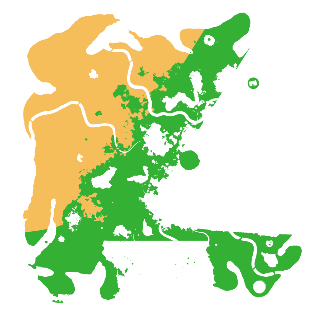 Biome Rust Map: Procedural Map, Size: 4500, Seed: 638547715