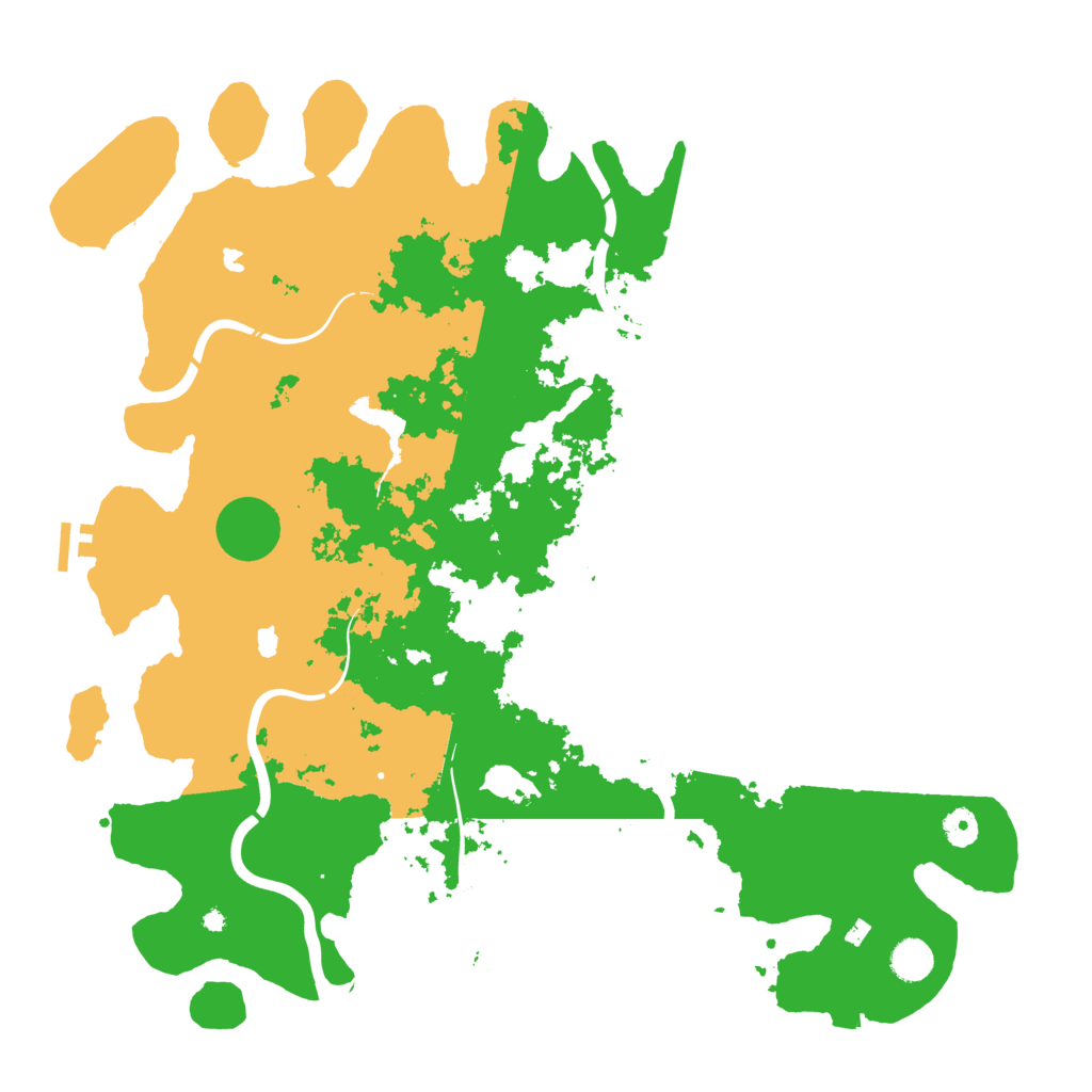 Biome Rust Map: Procedural Map, Size: 4500, Seed: 1135919490