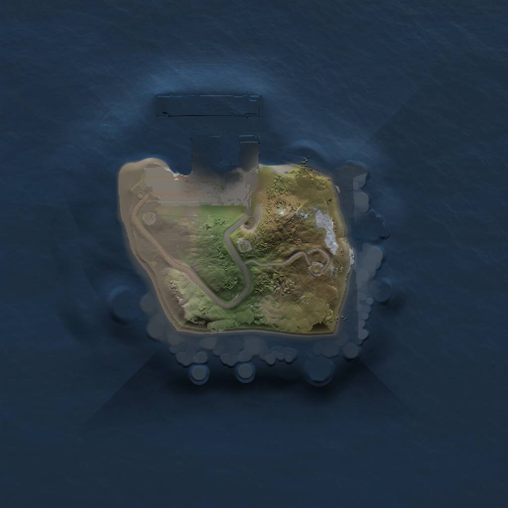 Rust Map: Procedural Map, Size: 1000, Seed: 1379825424, 2 Monuments