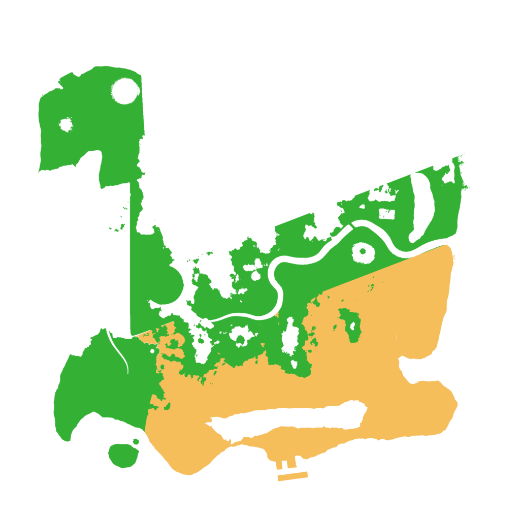 Biome Rust Map: Procedural Map, Size: 3500, Seed: 1466853796