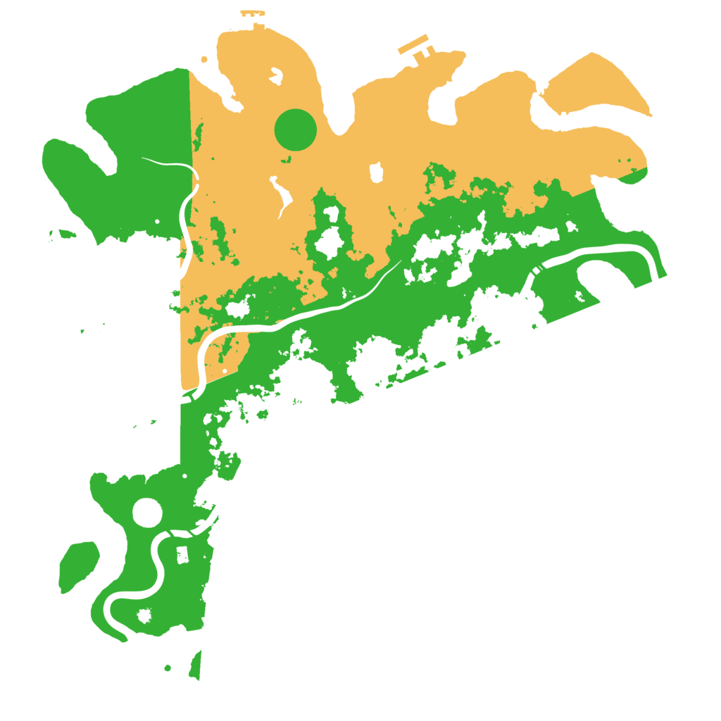 Biome Rust Map: Procedural Map, Size: 4500, Seed: 49956228
