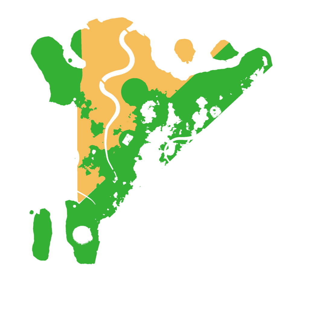 Biome Rust Map: Procedural Map, Size: 3000, Seed: 8623057