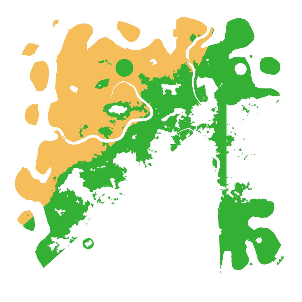 Biome Rust Map: Procedural Map, Size: 4500, Seed: 733334443