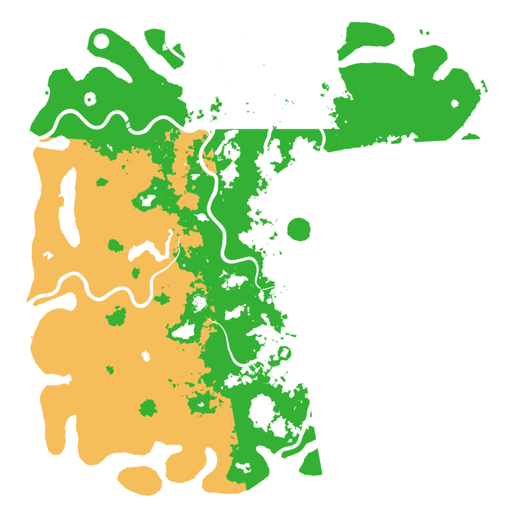 Biome Rust Map: Procedural Map, Size: 6000, Seed: 432487