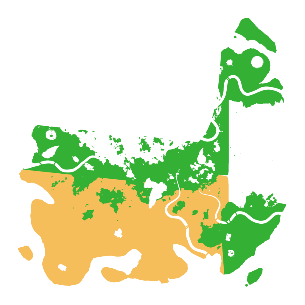 Biome Rust Map: Procedural Map, Size: 4500, Seed: 574563340