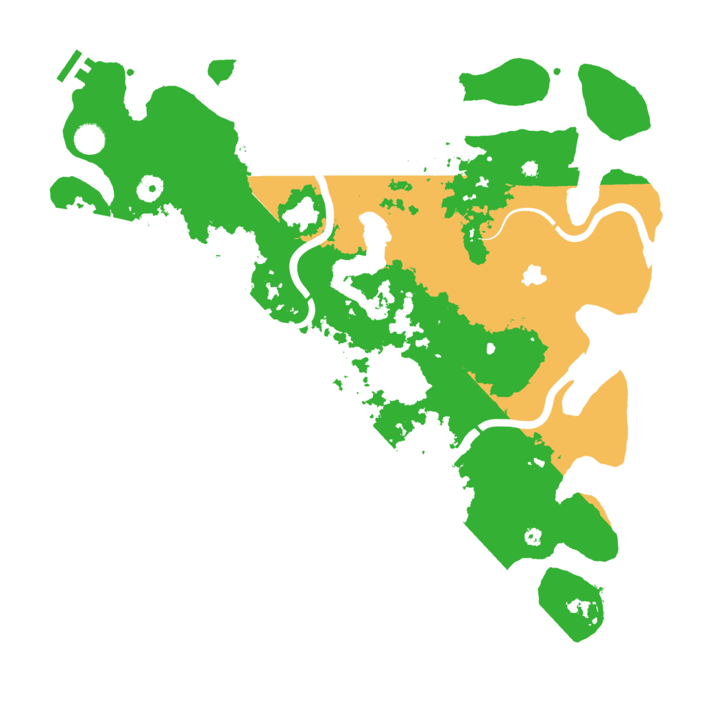 Biome Rust Map: Procedural Map, Size: 4000, Seed: 249856093
