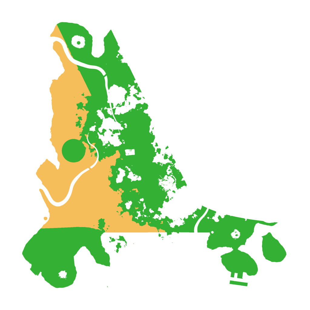 Biome Rust Map: Procedural Map, Size: 3500, Seed: 738267912