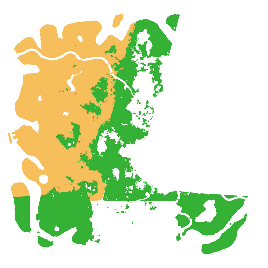 Biome Rust Map: Procedural Map, Size: 5000, Seed: 532220953