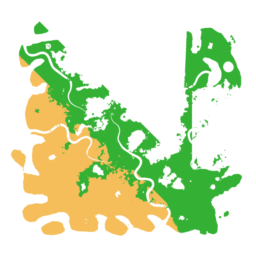 Biome Rust Map: Procedural Map, Size: 4500, Seed: 64095622