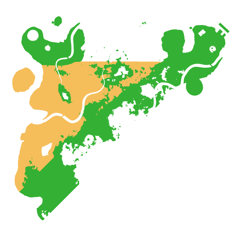 Biome Rust Map: Procedural Map, Size: 3900, Seed: 115987