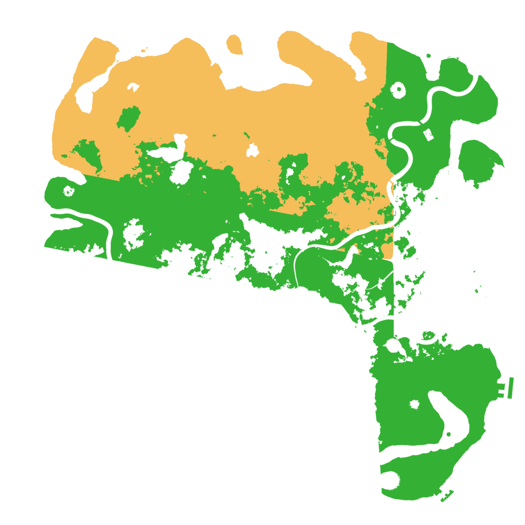 Biome Rust Map: Procedural Map, Size: 5000, Seed: 10870800