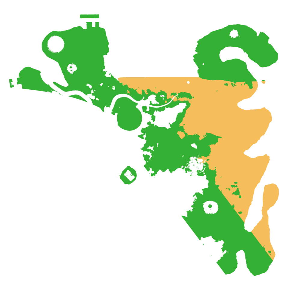 Biome Rust Map: Procedural Map, Size: 3250, Seed: 2048945499