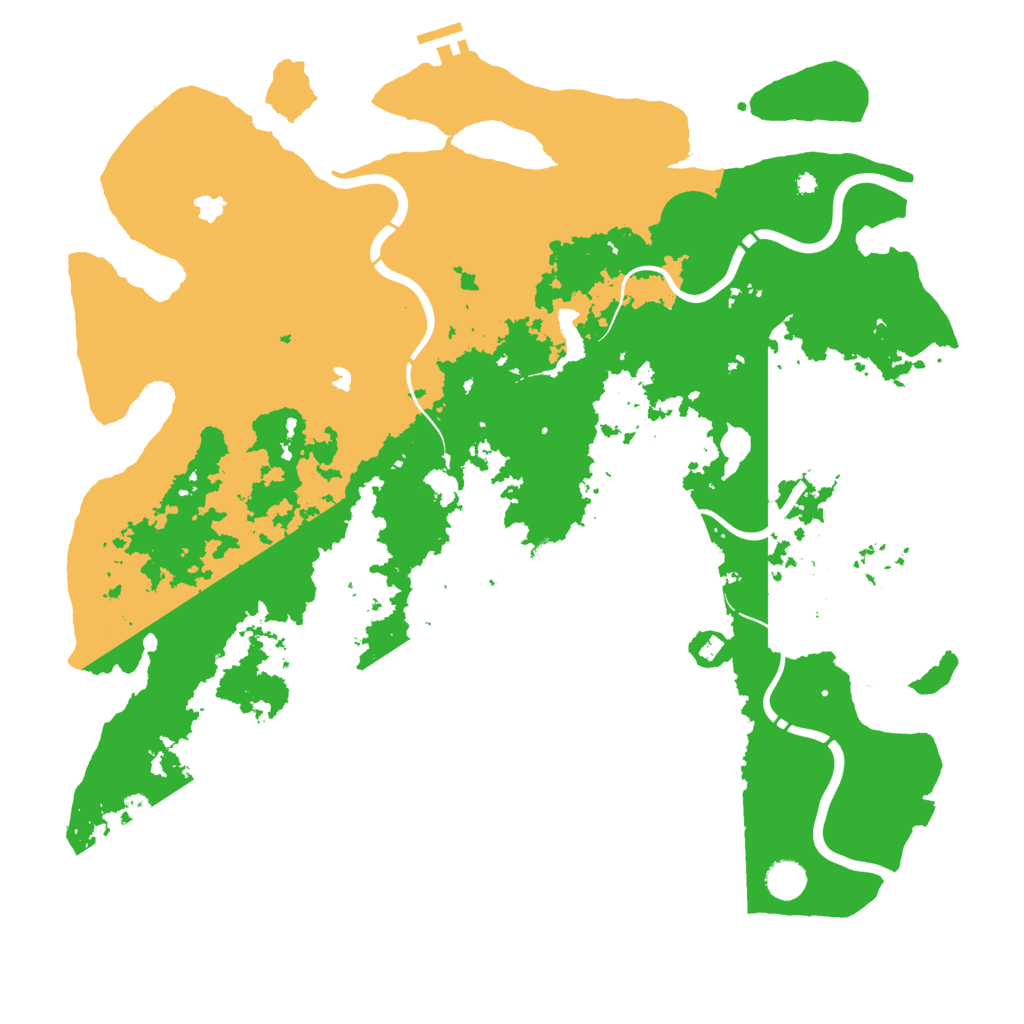 Biome Rust Map: Procedural Map, Size: 4500, Seed: 918000456