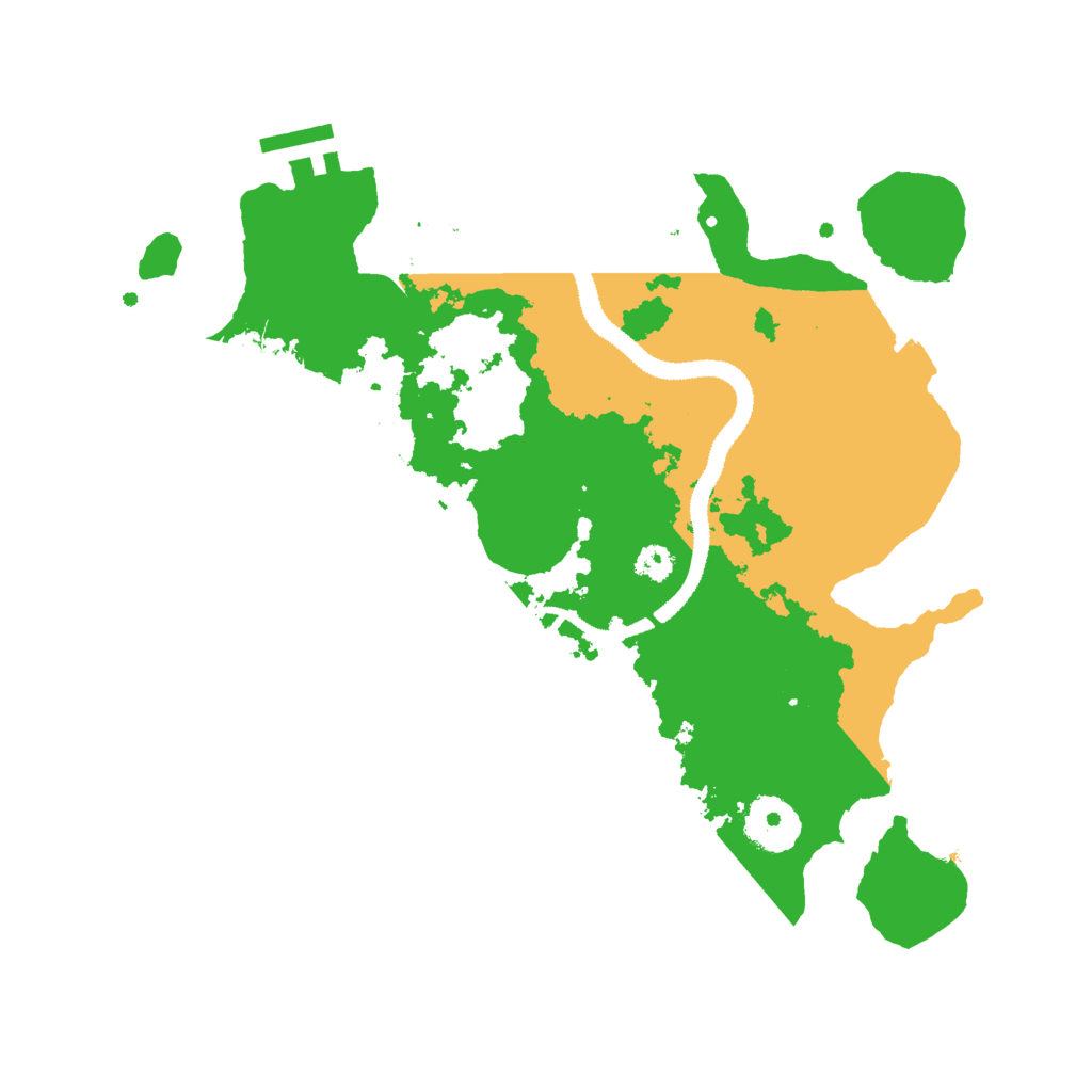 Biome Rust Map: Procedural Map, Size: 3000, Seed: 1256188169