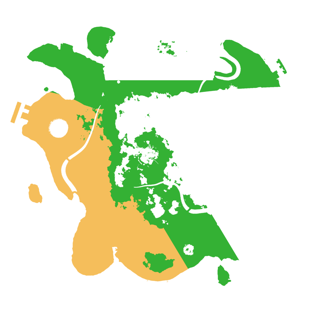 Biome Rust Map: Procedural Map, Size: 3000, Seed: 1971919140