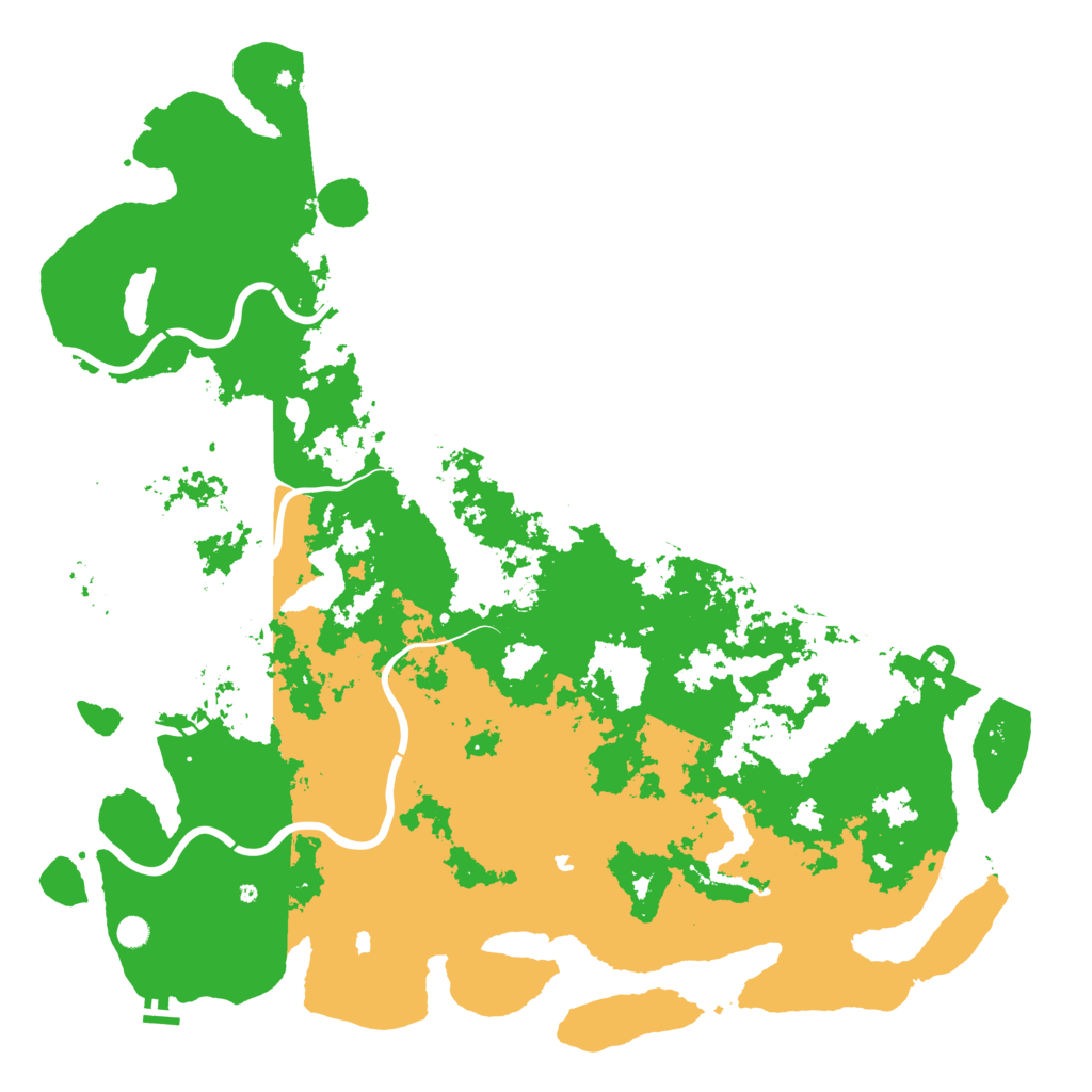 Biome Rust Map: Procedural Map, Size: 6000, Seed: 264449002