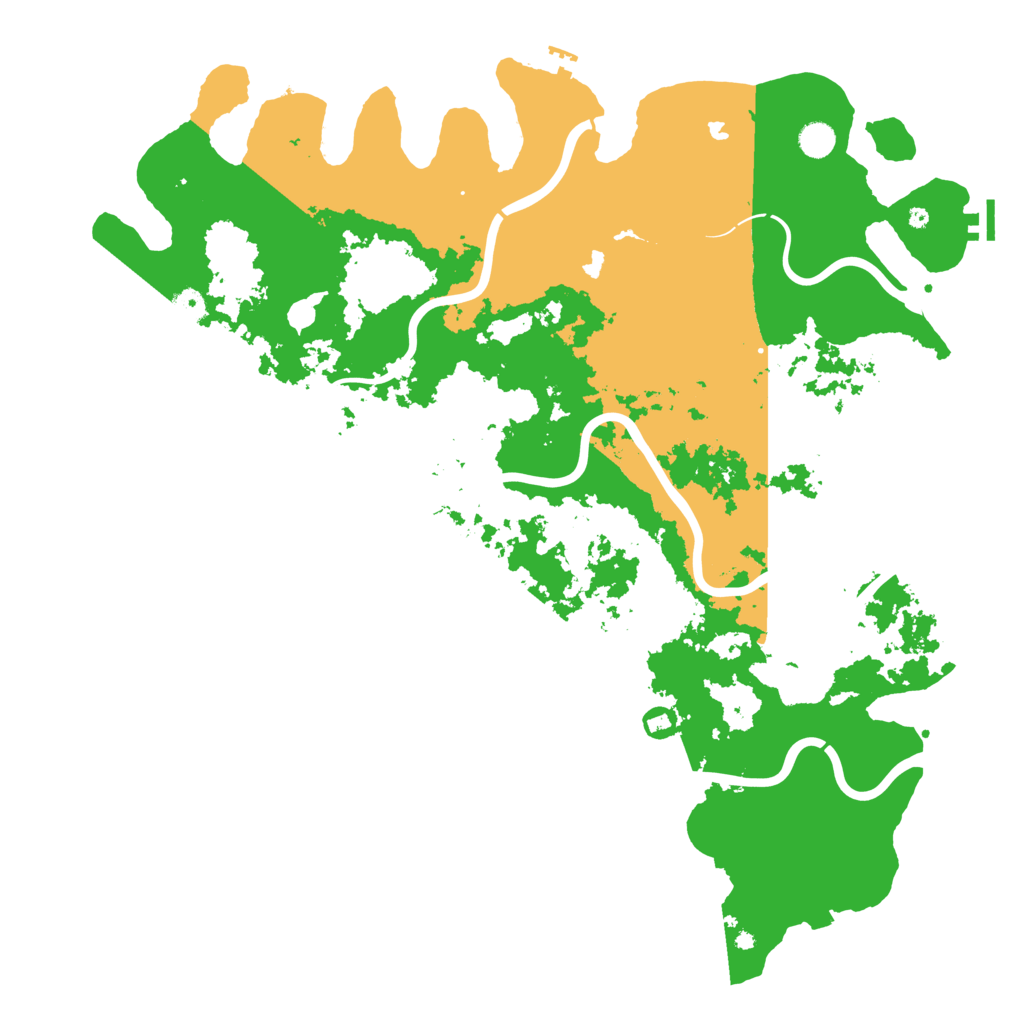 Biome Rust Map: Procedural Map, Size: 5000, Seed: 200837526