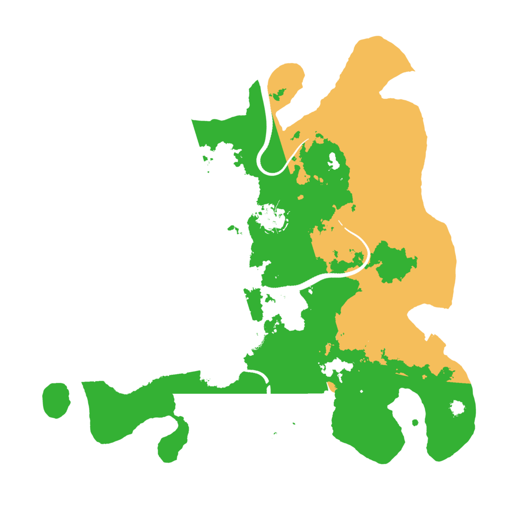 Biome Rust Map: Procedural Map, Size: 3250, Seed: 1055410914