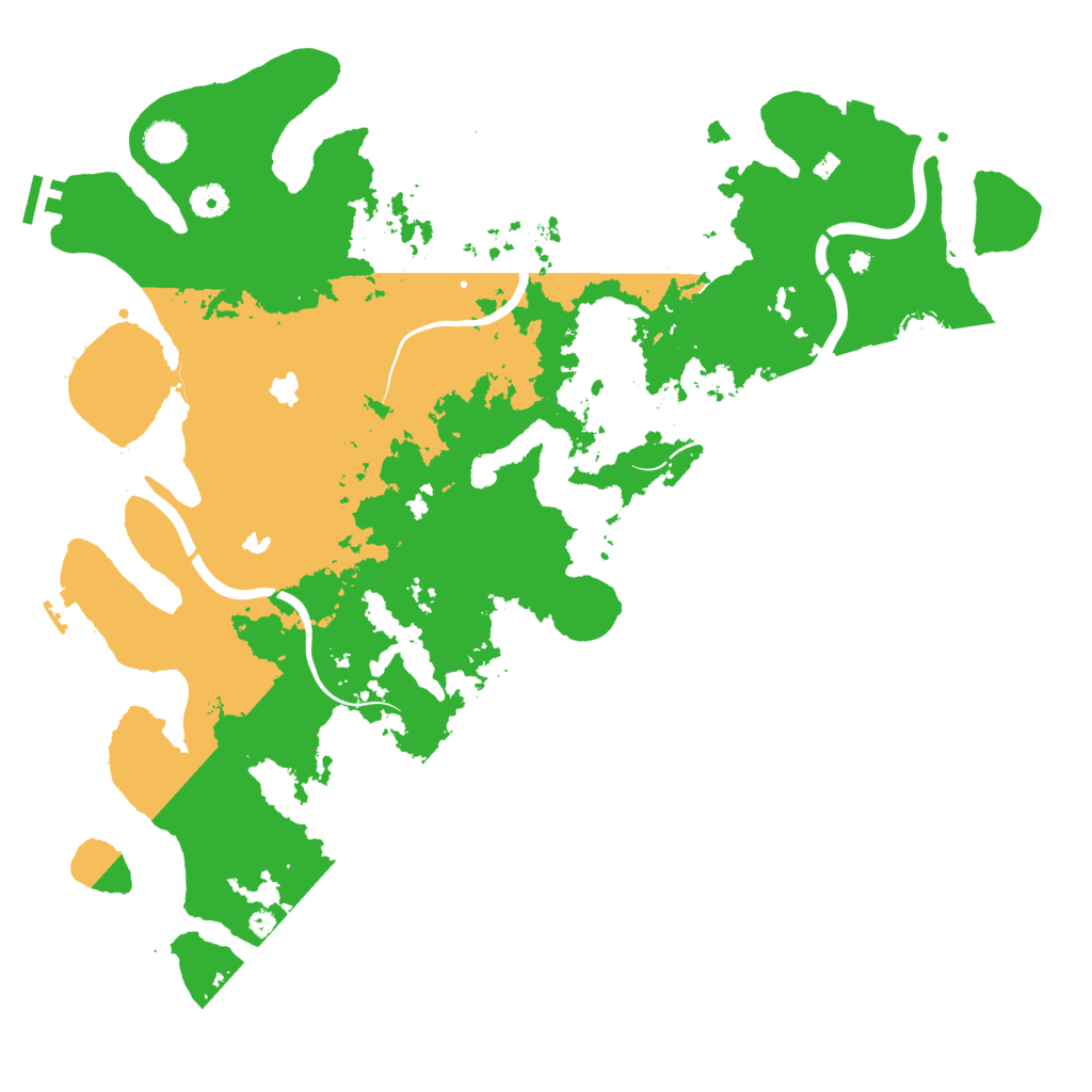 Biome Rust Map: Procedural Map, Size: 4500, Seed: 437957025