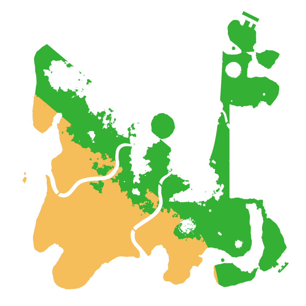 Biome Rust Map: Procedural Map, Size: 3500, Seed: 13433639