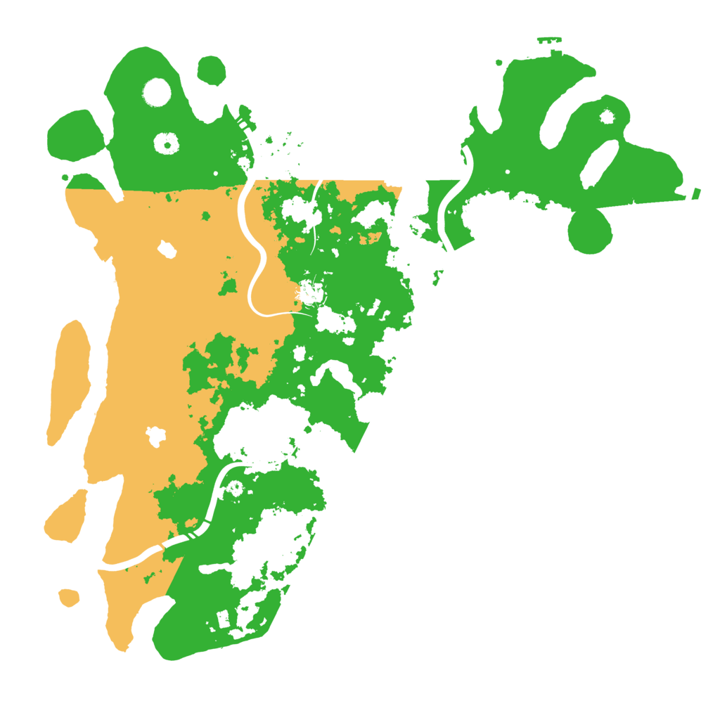 Biome Rust Map: Procedural Map, Size: 4500, Seed: 1377610431