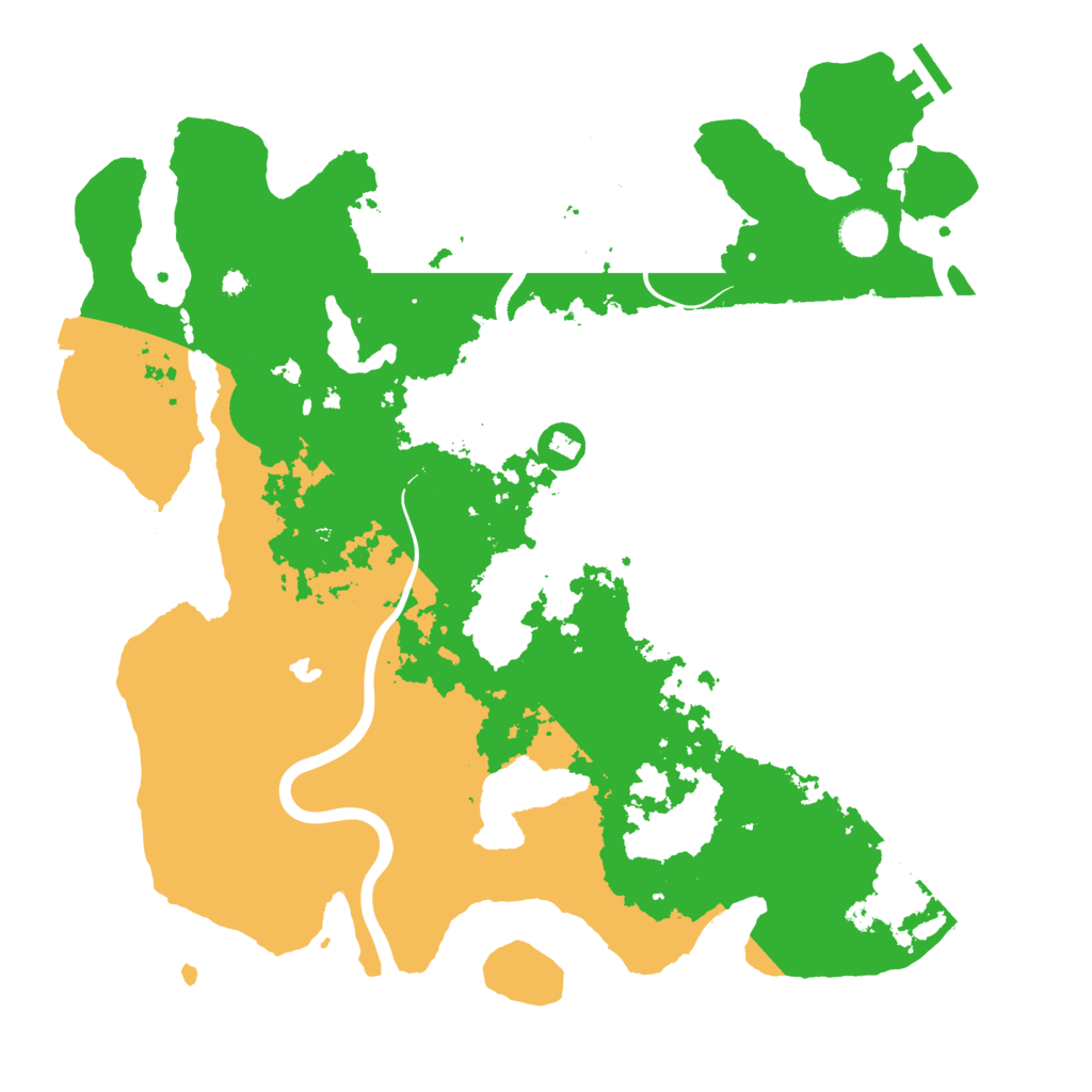 Biome Rust Map: Procedural Map, Size: 4000, Seed: 9765435