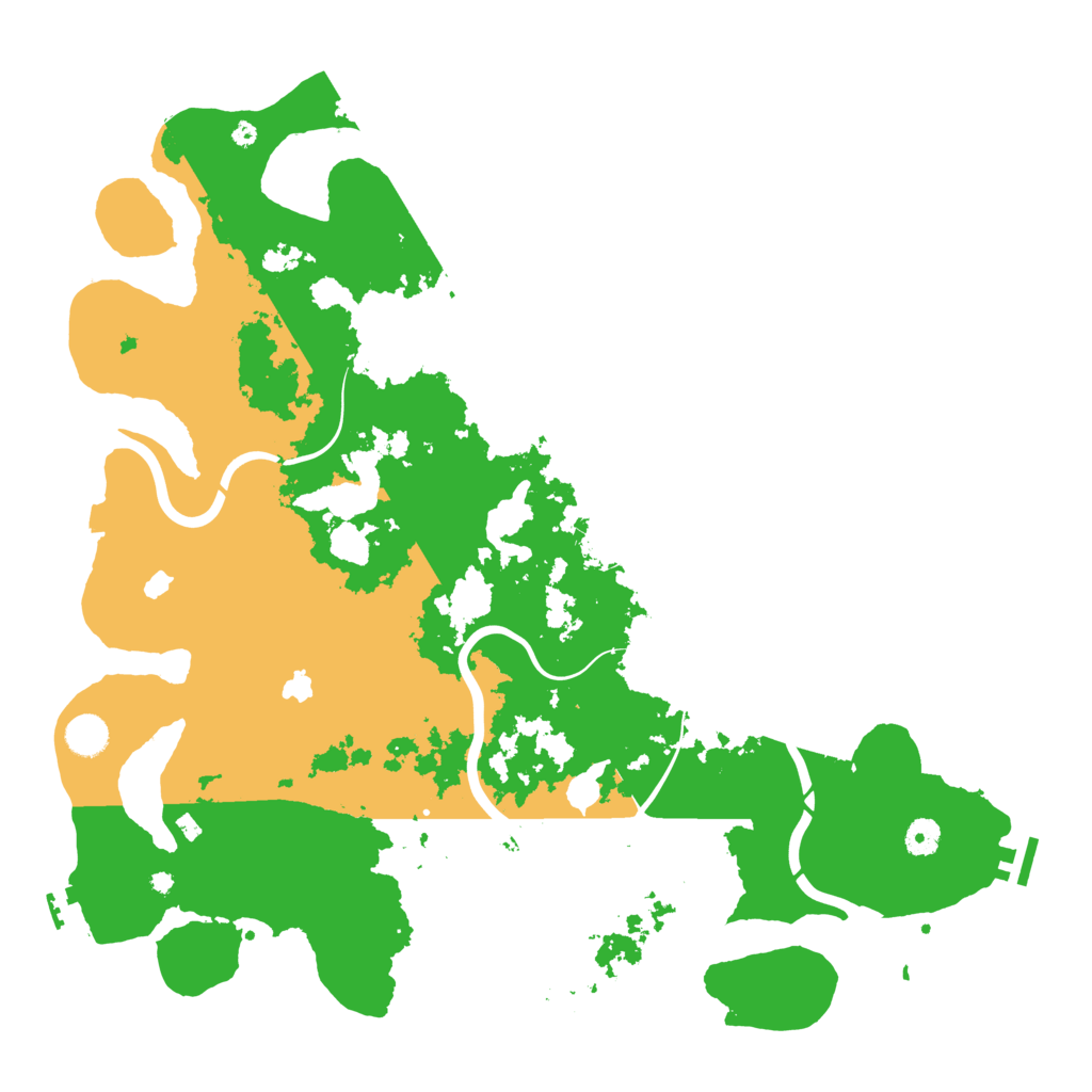 Biome Rust Map: Procedural Map, Size: 4500, Seed: 495549845