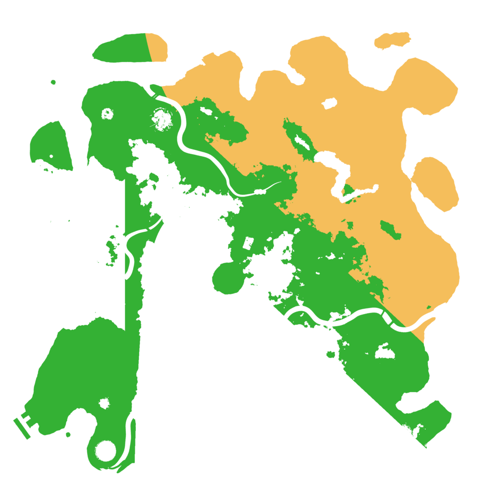Biome Rust Map: Procedural Map, Size: 4250, Seed: 435310570