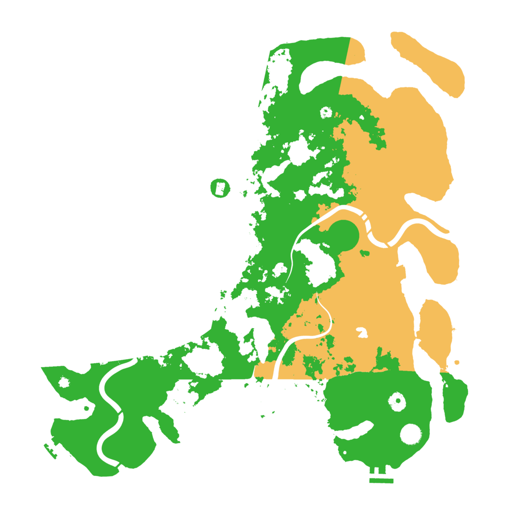 Biome Rust Map: Procedural Map, Size: 4250, Seed: 1740758796