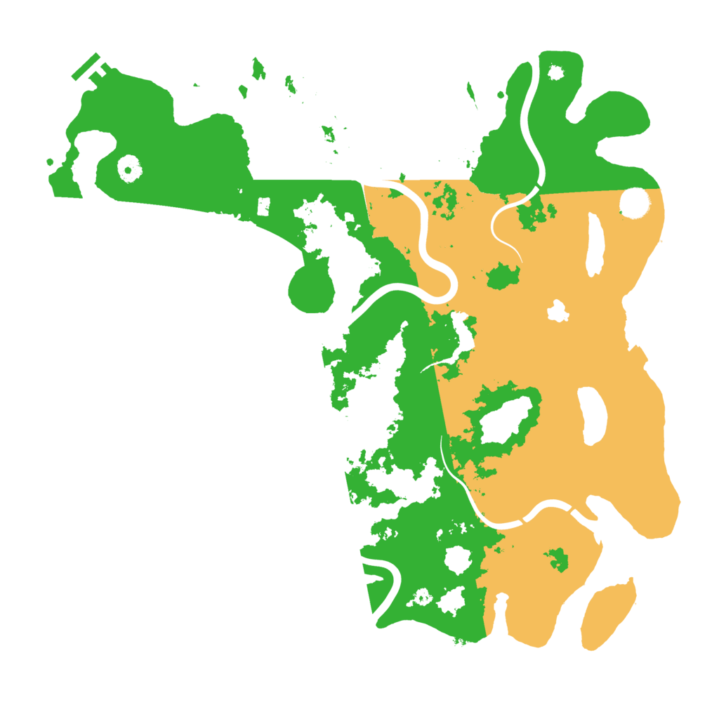 Biome Rust Map: Procedural Map, Size: 4200, Seed: 641696943
