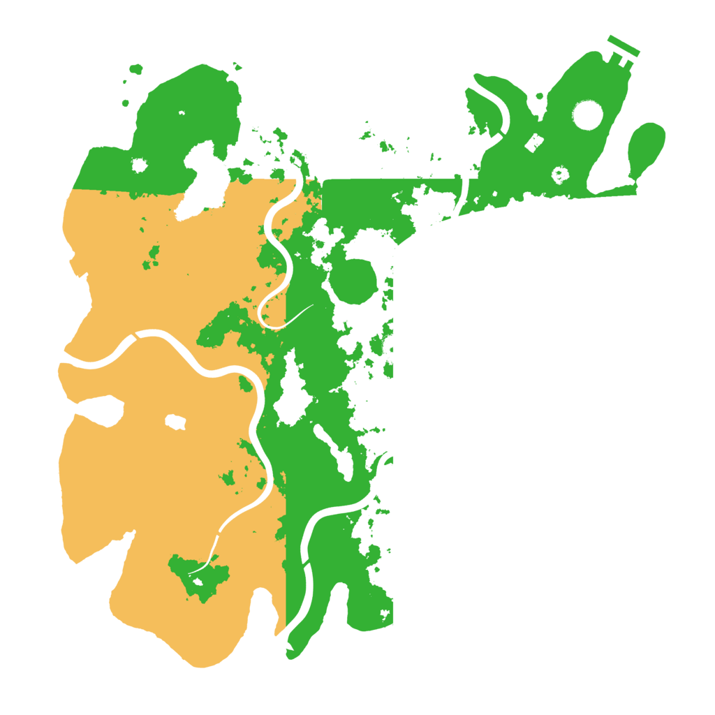 Biome Rust Map: Procedural Map, Size: 4200, Seed: 3141592